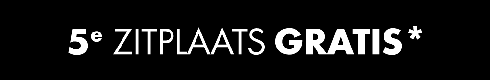 5e zitplaats gratis | Black Friday | Bouman &amp; Potter