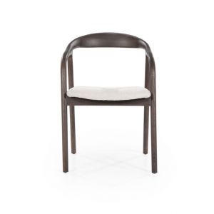 96230 Armstoel Rayven Bruin B56xD57xH79cm Zitd. 51cm Zith. 47,5 Arml. Hoogte 69cm