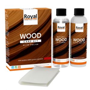 Elite Polish Wood Care Kit + Cleaner 2 x 250 ml